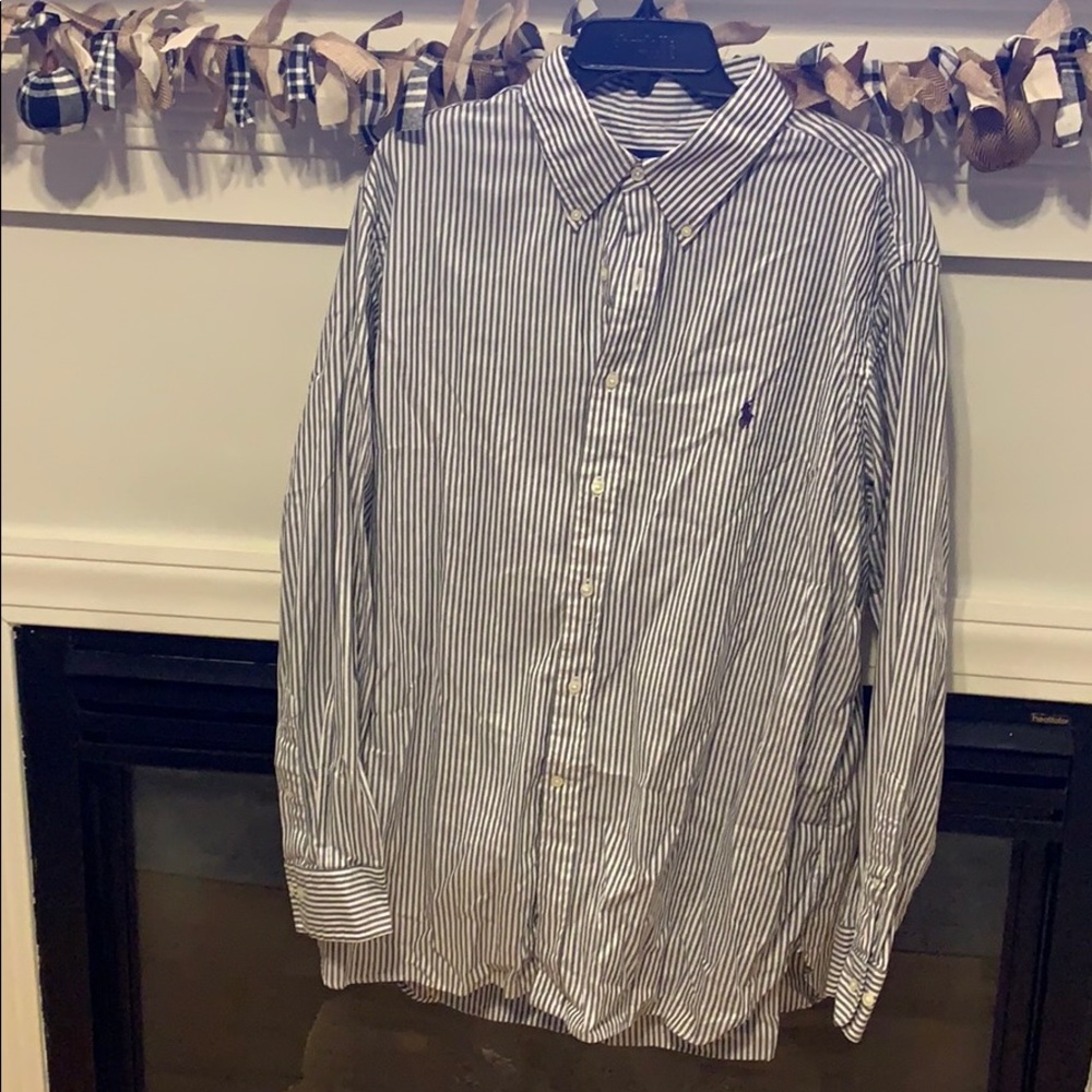 Ralph Lauren long sleeve button down-17 1/2, 34/35